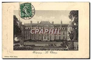 Carte Postale Ancienne Serquigny Le Château