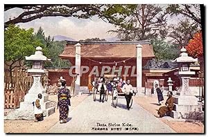 Imagen del vendedor de Carte Postale Ancienne Ikuta Shrine Kobe Japon a la venta por CPAPHIL