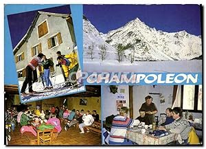 Bild des Verkufers fr Carte Postale Moderne Champoleon Centre Ecole de Ski de Fond Auberge de la Ferme du parc zum Verkauf von CPAPHIL