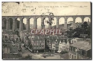 Bild des Verkufers fr Carte Postale Ancienne Morlaix Aspect gnral de la Ville Le viaduc zum Verkauf von CPAPHIL