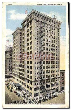 Bild des Verkufers fr Carte Postale Ancienne Garland Building Chicago zum Verkauf von CPAPHIL