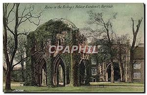 Carte Postale Ancienne Ruins in The Bishops Palace Gardens Norwich