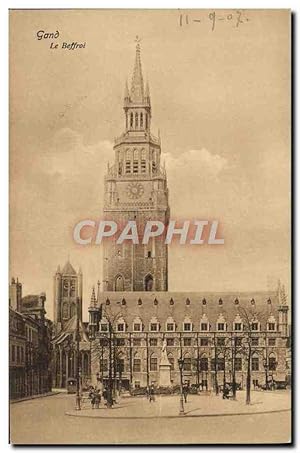 Carte Postale Ancienne Gand Le Beffroi