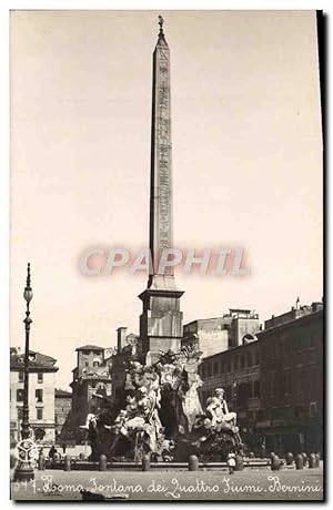 Immagine del venditore per Carte Postale Ancienne Roma Fontana dei Quattro Fiumi Bernini venduto da CPAPHIL