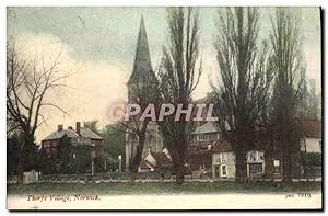 Carte Postale Ancienne Thorpe Village Norwich