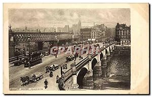 Carte Postale Ancienne Jamaica Bridge Glasgow