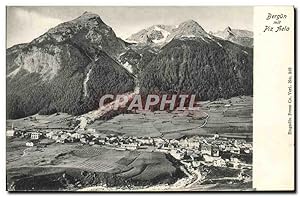 Carte Postale Ancienne Bergun mit Piz Aela