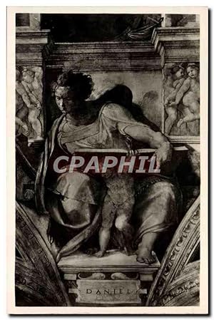Immagine del venditore per Carte Postale Ancienne Roma Cappella Sistina Profeta Daniele Michelangelo venduto da CPAPHIL