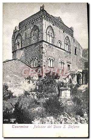 Carte Postale Ancienne Taormina Palazzo del Duca S Stefano