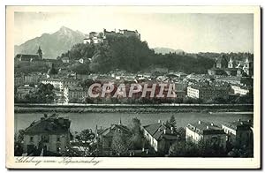 Carte Postale Ancienne Salzburg vom Kapuzinerberg
