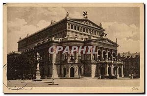 Bild des Verkufers fr Carte Postale Ancienne Frankfurt A M Oper zum Verkauf von CPAPHIL