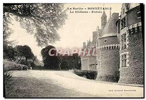 Seller image for Carte Postale Ancienne La Sarthe Bonnetable Le Château Entrée for sale by CPAPHIL