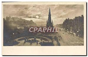 Carte Postale Ancienne Edinburgh Princes Street