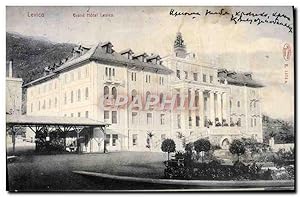 Carte Postale Ancienne Levico Grand Hôtel Levico