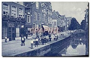 Carte Postale Ancienne Delft wijnhaven