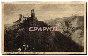 Carte Postale Ancienne Ruine Thurant Und Bleidnberger Hof