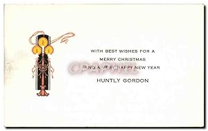 Bild des Verkufers fr Carte Postale Ancienne With Best Wishes For A Merry Christmas And A Very Happy New Year Huntly Gordon zum Verkauf von CPAPHIL