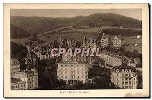 Bild des Verkufers fr Carte Postale Ancienne Karlsbad Westend zum Verkauf von CPAPHIL