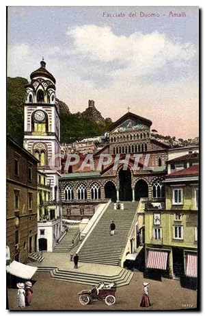 Carte Postale Ancienne Facciata Del Duomo Amalfi