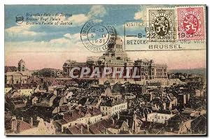 Carte Postale Ancienne Bruxelles Palais de Justice