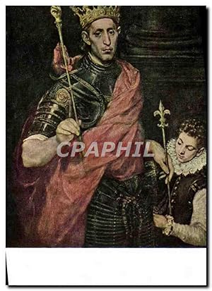 Image du vendeur pour Carte Postale Moderne Domenico Theotocopuli dit Le Greco Saint Louis Roi de France mis en vente par CPAPHIL