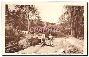 Carte Postale Ancienne Taza Entrée De La Ville Et Les Remparts