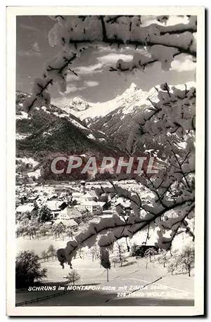 Carte Postale Ancienne Schruns im Montafon