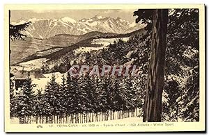 Carte Postale Ancienne Peira Cava Sports d'hiver