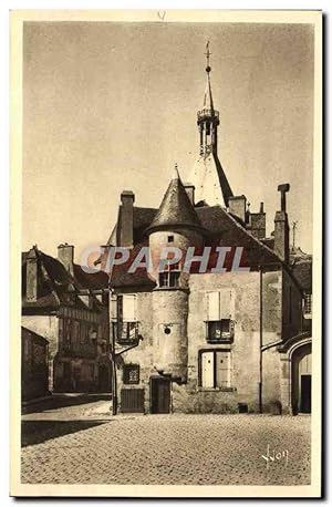 Carte Postale Ancienne Avallon Maison Du 15eme