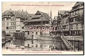 Image du vendeur pour Carte Postale Ancienne Curiosites Et Merveilles De l'Alsace Lorraine Strasbourg Vieilles tanneries mis en vente par CPAPHIL