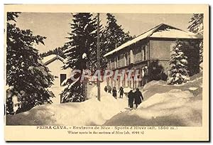 Image du vendeur pour Carte Postale Ancienne Peira Cava Environs de Nice Sports d'Hiver mis en vente par CPAPHIL