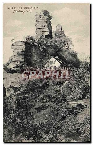 Carte Postale Ancienne Ruine Alt Windstein