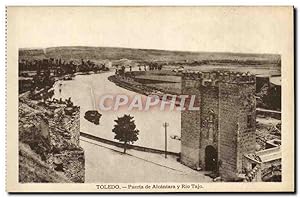 Carte Postale Ancienne Toledo Puerta de Alcantara Rio Tajo