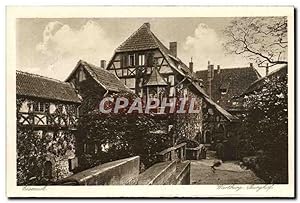 Carte Postale Ancienne Eisenach Wartburg Burghof