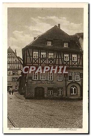 Carte Postale Ancienne Eisenach Lutherhaus Luther