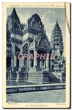 Seller image for Carte Postale Ancienne Exposition Coloniale Internationale Paris 1931 Temple d'Angkor Vat for sale by CPAPHIL