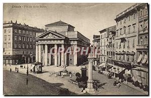 Carte Postale Ancienne Trieste Piazza Della Borso