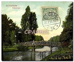 Carte Postale Ancienne Rotterdam Westersingel