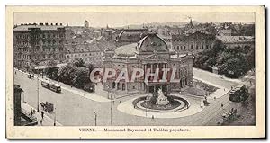 Carte Postale Ancienne Vienne Monument Raymond et Théâtre populaire