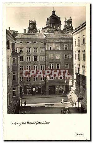 Carte Postale Ancienne Salburg Mozart's Geburtshaus Mozart