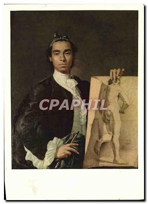 Seller image for Carte Postale Moderne Peinture Espagnole Luis Melendez Portrait Par Lui Meme for sale by CPAPHIL