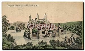 Carte Postale Ancienne Burg Giebichenstein Im 15 Jahrhundert