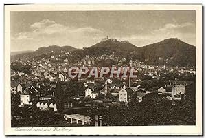 Carte Postale Ancienne Eisenach und die Wartburg