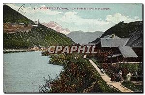 Carte Postale Ancienne Albertville Les Bords de L'Arly et le Charvin