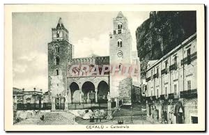 Carte Postale Ancienne Cefalu Cattedrale