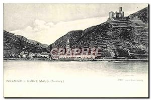 Seller image for Carte Postale Ancienne Welmich Ruine Maus Turmberg for sale by CPAPHIL