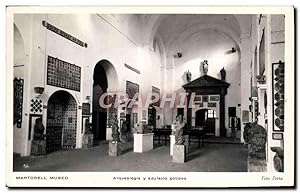 Carte Postale Ancienne Martorell Museo Arqueologia Y Azulejos Goticos