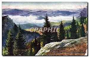 Bild des Verkufers fr Carte Postale Ancienne Above the Clouds Cascade Mountains Washington zum Verkauf von CPAPHIL