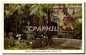 Seller image for Carte Postale Ancienne French quarter Courtyard New Orleans for sale by CPAPHIL