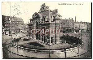 Bild des Verkufers fr Carte Postale Ancienne Lille Porte De Paris zum Verkauf von CPAPHIL